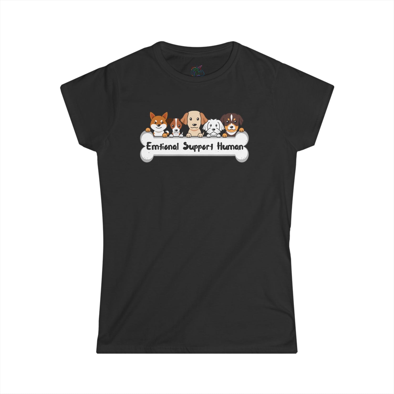 Cute Funny Dog Love T-Shirt — Happy Pup Graphic Tee for Women