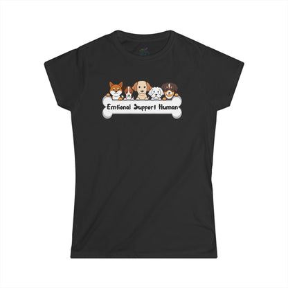 Cute Funny Dog Love T-Shirt — Happy Pup Graphic Tee for Women