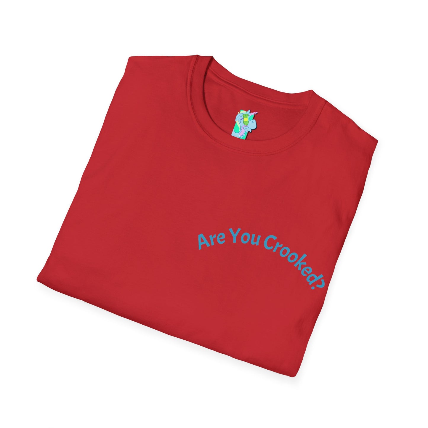 Cool Unicorn Graphic T-Shirt - Are You Crooked, RAVER? Unisex Tee
