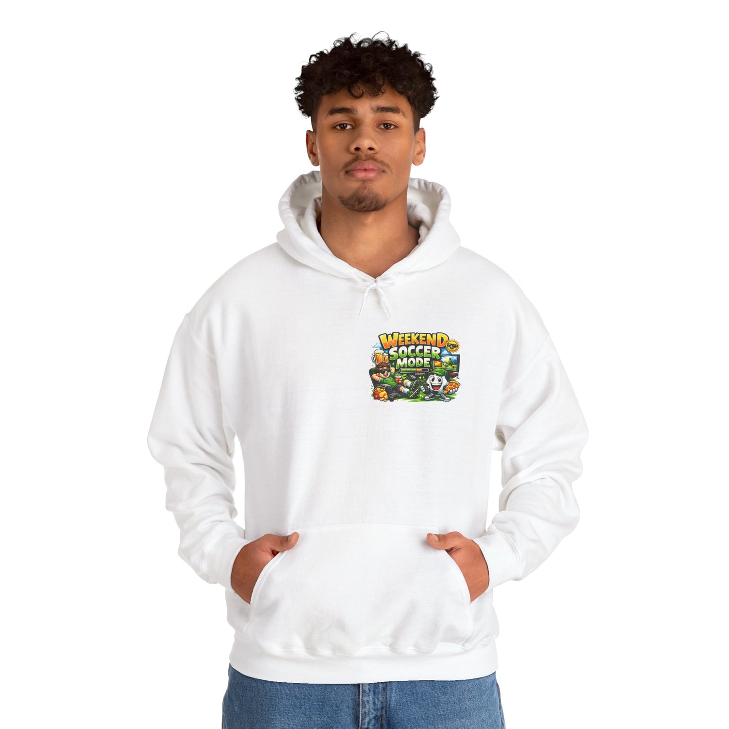 Weekend Soccer Mode Funny Hoodie