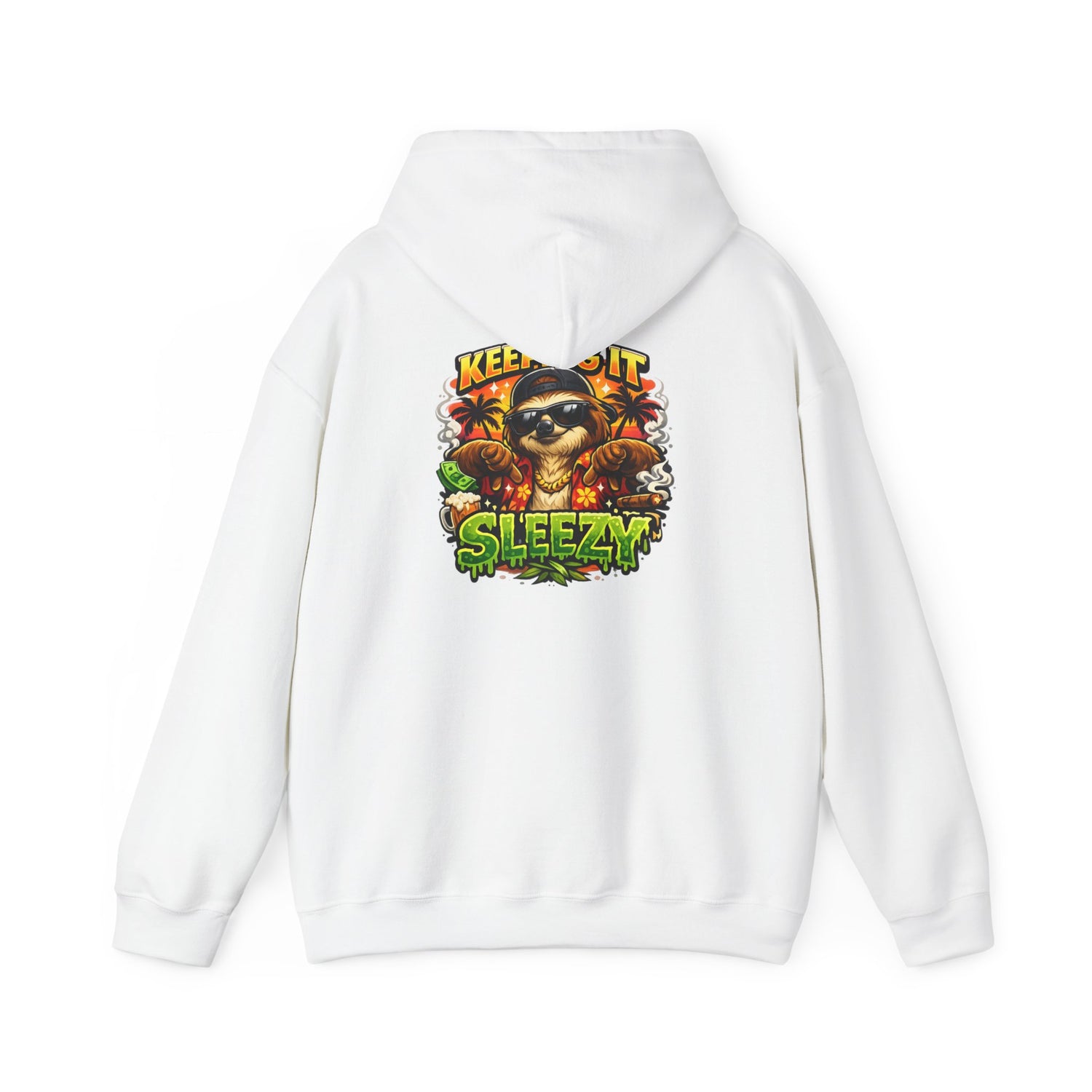 Keeping It Sleazy Sloth Funny Hoodie