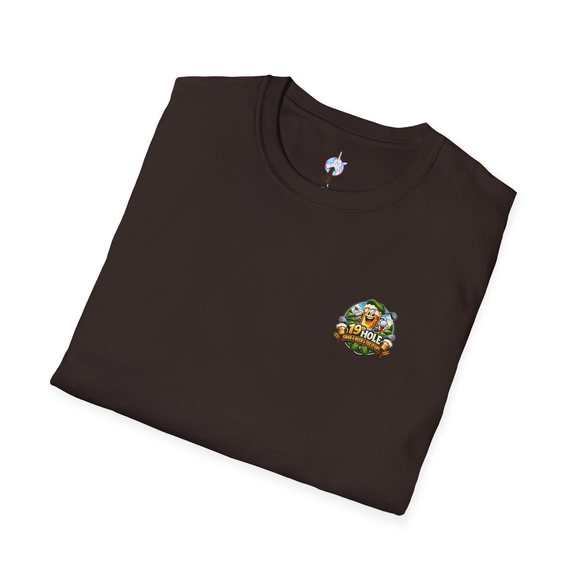 19th Hole Golf T-Shirt — "Grab a Beer &amp; Tee It Up" Vintage Golfing Tee