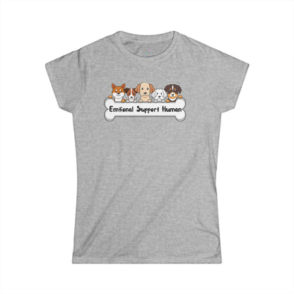 Cute Funny Dog Love T-Shirt — Happy Pup Graphic Tee for Women