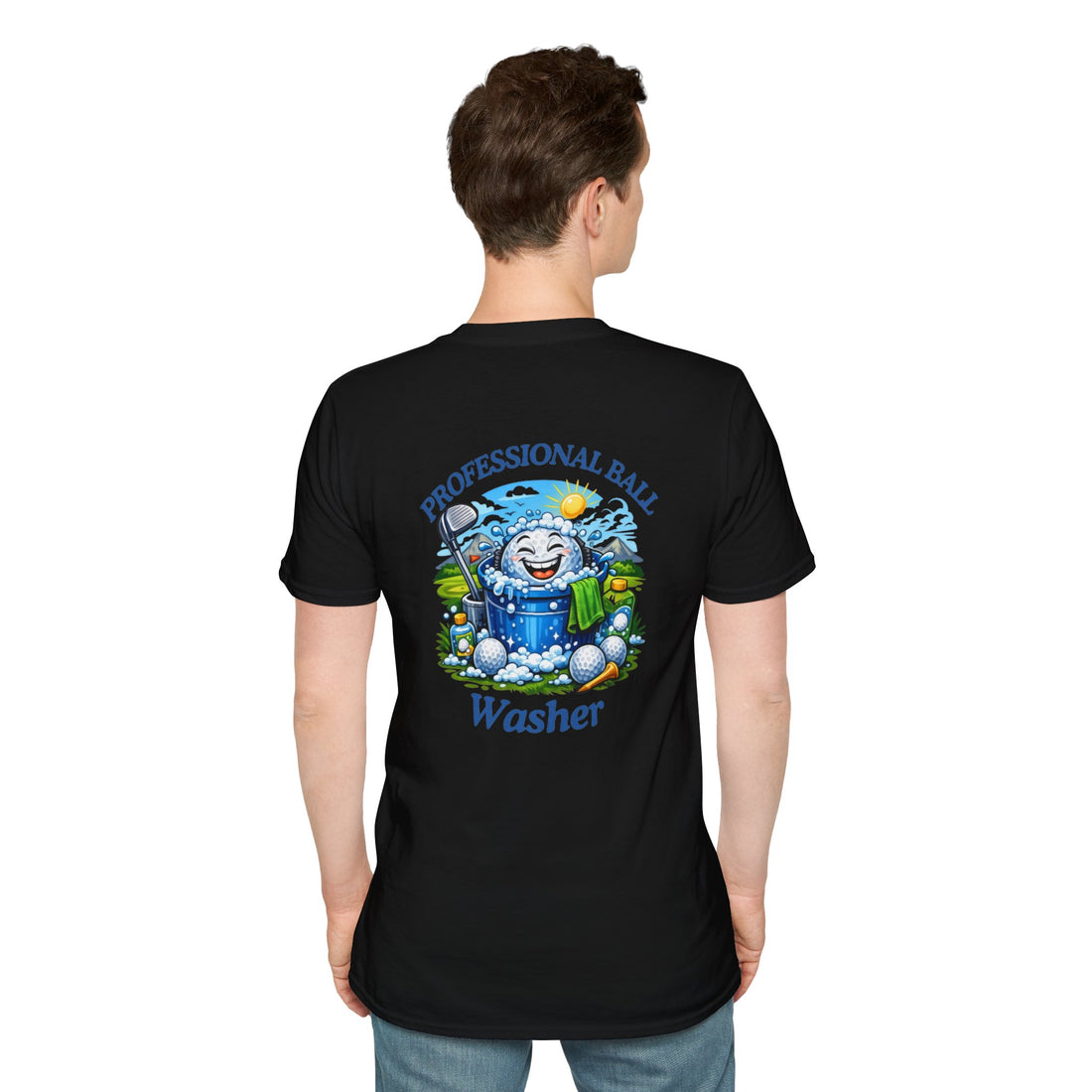 Professional Ball Washer T-Shirt — Funny Golf Crew Shirt