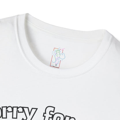 Sorry for Partying T-Shirt-Black