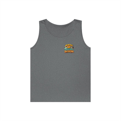 Heavily Socially Distancing Funny Tank Top