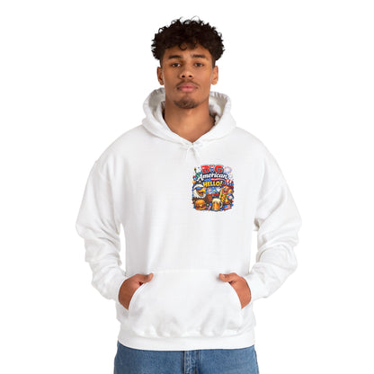 Big American Hello Funny Hoodie