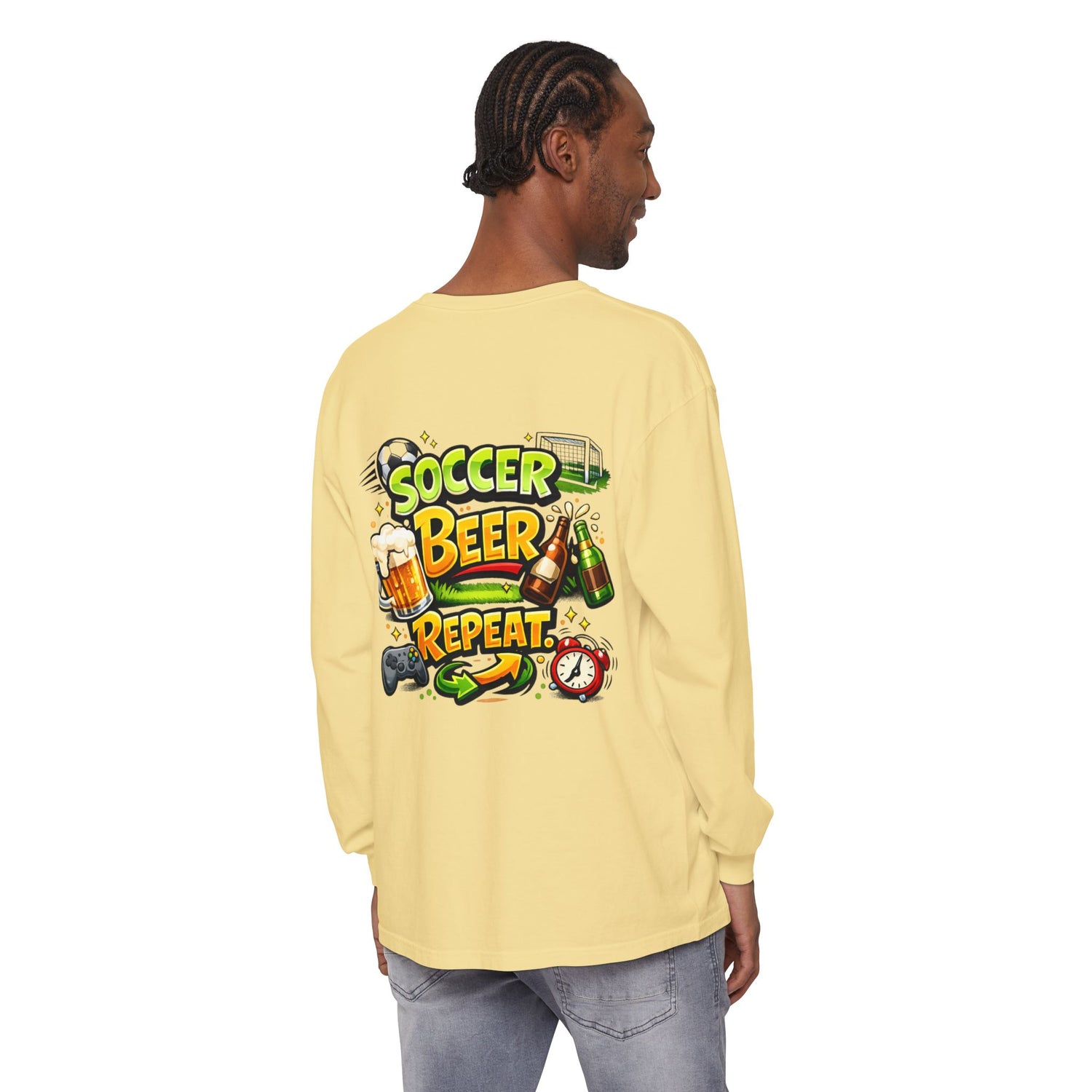 Soccer Beer Repeat Funny Sweatshirt