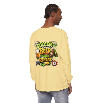 Soccer Beer Repeat Funny Sweatshirt