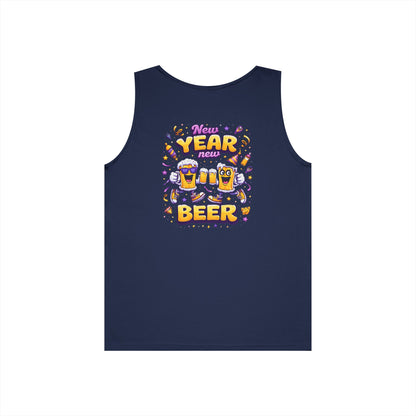 New Year New Beer Funny T-Shirt Sarcastic Drinking Tee Funny New Years Shirt Resolution Novelty Beer Gift Graphic Tee