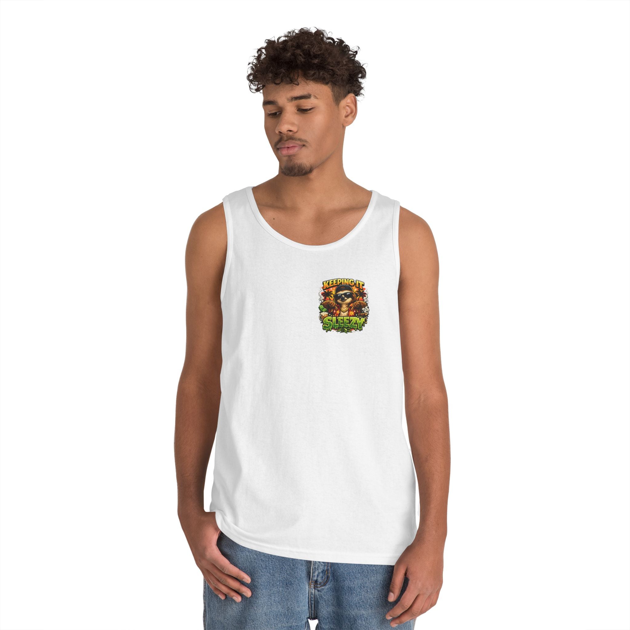 Keeping It Sleazy Sloth Funny Tank Top
