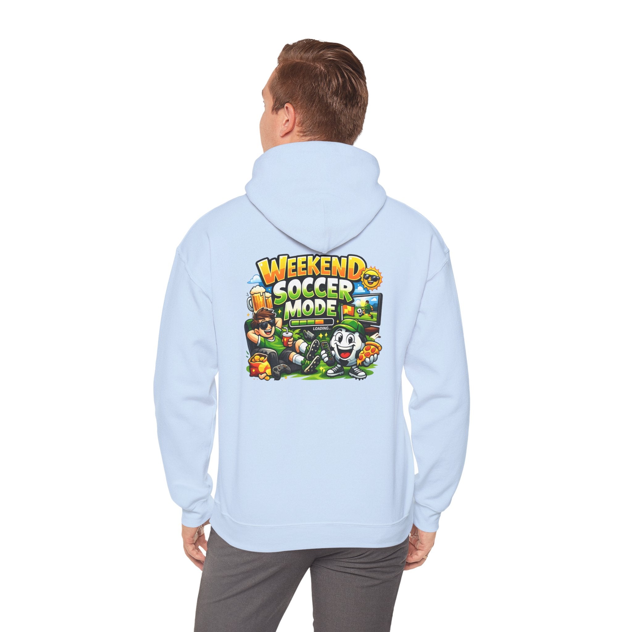 Weekend Soccer Mode Funny Hoodie