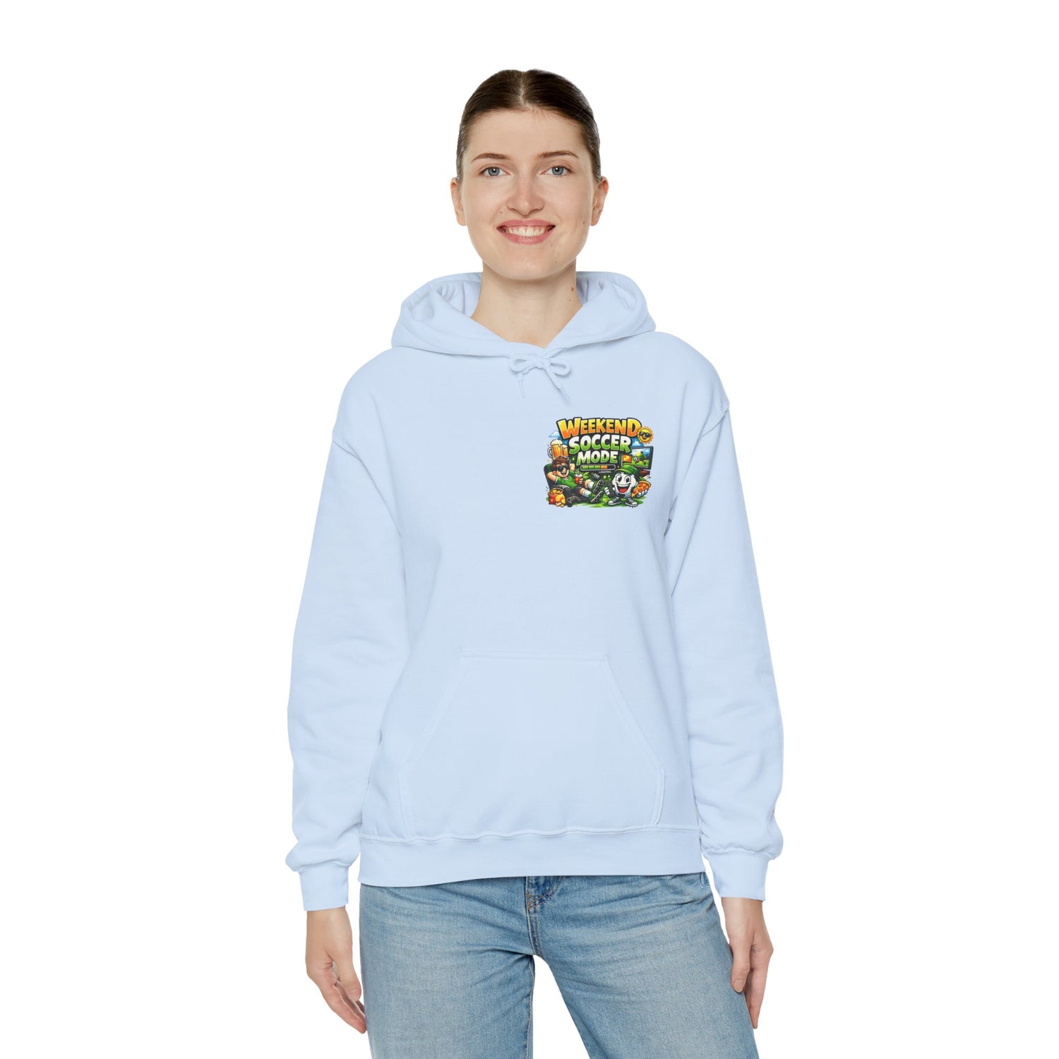 Weekend Soccer Mode Funny Hoodie
